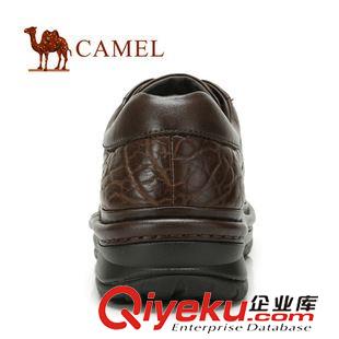 商務(wù)休閑鞋 CAMEL駱駝  舒適gd商務(wù)男鞋 休閑正裝皮鞋 82090600原始圖片2