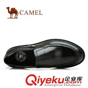 商務(wù)休閑鞋 CAMEL駱駝 2013春新款 商務(wù)休閑舒適套腳低幫皮鞋 82064601原始圖片2