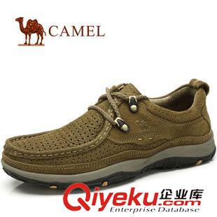 戶外休閑鞋 CAMEL駱駝 頭層牛皮 戶外工裝大頭鞋 日常休閑男鞋 82350601