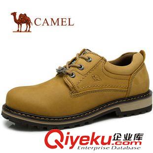 戶外休閑鞋 CAMEL駱駝 頭層牛皮 戶外工裝大頭鞋 日常休閑男鞋 82350601