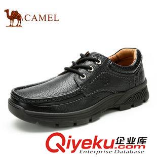 戶外休閑鞋 2015新款CAMEL駱駝戶外男鞋防滑頭層牛皮低幫休閑鞋 5T2334111