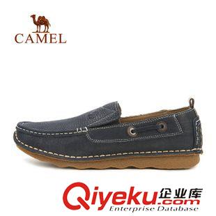 戶外休閑鞋 2015新款CAMEL駱駝戶外男鞋防滑頭層牛皮低幫休閑鞋 5T2334111