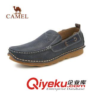 戶外休閑鞋 2015新款CAMEL駱駝戶外男鞋防滑頭層牛皮低幫休閑鞋 5T2334111原始圖片2