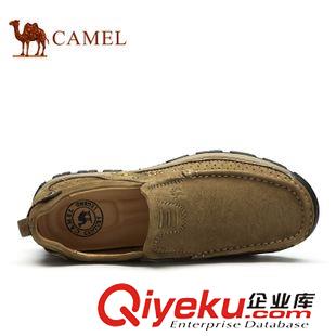 戶外休閑鞋 Camel 駱駝男鞋 牛皮耐磨套腳運(yùn)動休閑男鞋 運(yùn)動戶外A512344040原始圖片2