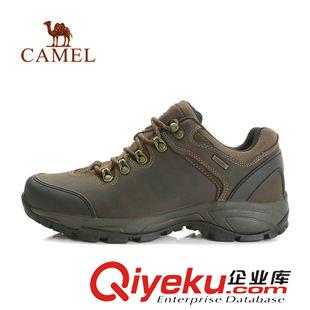 戶外登山鞋 新品sf 駱駝戶外鞋 頭層牛皮徒步登山鞋 男款 zp82026607原始圖片2