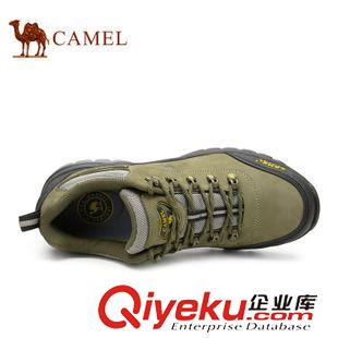 戶外登山鞋 Camel 駱駝戶外登山鞋 頭層牛皮耐磨戶外鞋 新款登山鞋A432026255原始圖片2