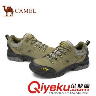 戶外登山鞋 Camel 駱駝戶外登山鞋 頭層牛皮耐磨戶外鞋 新款登山鞋A432026255原始圖片3