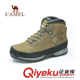 戶外登山鞋 Camel 駱駝戶外登山鞋 牛皮耐磨戶外鞋子 防滑登山鞋 A432330015