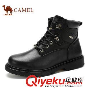 男靴 camel駱駝zp 磨砂皮男士馬丁靴 zp日常休閑男靴A432129014