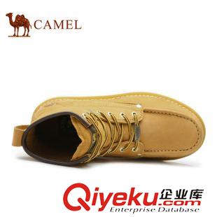 男靴 camel駱駝zp 磨砂皮男士馬丁靴 zp日常休閑男靴A432129014原始圖片2