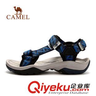 涼鞋 CAMEL駱駝戶外男款沙灘鞋 透氣輕便橡膠耐磨沙灘涼鞋A512036067