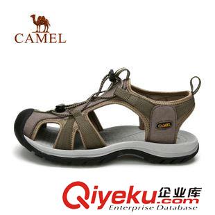 涼鞋 CAMEL駱駝戶外男款沙灘涼鞋 耐磨輕便可調節涼鞋沙灘鞋A512036087