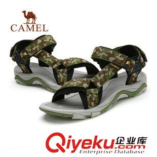涼鞋 CAMEL駱駝戶外男款沙灘涼鞋 耐磨輕便可調節涼鞋沙灘鞋A512036087原始圖片3