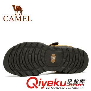 涼鞋 CAMEL駱駝 2013新款 戶外沙灘鞋橡膠底休閑涼鞋男鞋 82396600原始圖片3