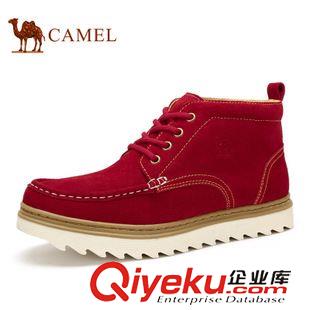 日常體閑 Camel 駱駝男鞋 休閑高幫男鞋 日常休閑牛皮高幫鞋 A432091031