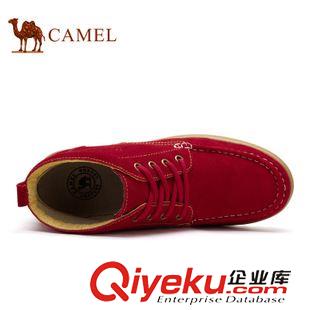 日常體閑 Camel 駱駝男鞋 休閑高幫男鞋 日常休閑牛皮高幫鞋 A432091031