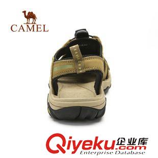 運動休閑 CAMEL駱駝戶外沙灘鞋 男女情侶款春夏頭層牛皮防撞A93162603原始圖片3