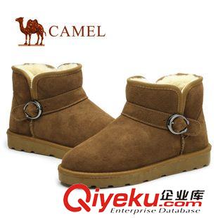 優(yōu)雅女靴 【情侶款】Camel 駱駝雪地靴 日常休閑靴子 短筒鞋A432294019原始圖片3