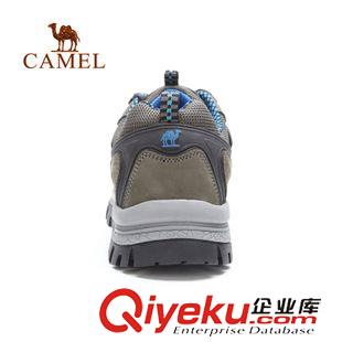 戶外徒步鞋 新品CAMEL駱駝戶外徒步鞋男系帶頭層牛皮男鞋防滑耐磨 A532326085原始圖片3
