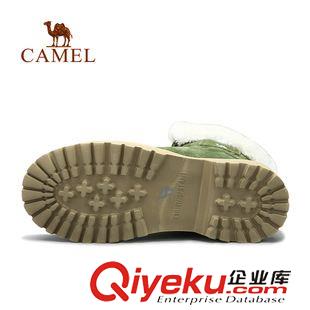 戶外徒步鞋 CAMEL駱駝戶外高幫徒步鞋 女款反毛皮保暖徒步休閑鞋 A94149615原始圖片2