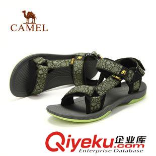 涼鞋 CAMEL駱駝戶外沙灘涼鞋 春夏季情侶款耐磨夜光涼鞋沙灘A512162087原始圖片3