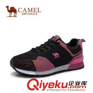 休閑鞋 Camel/駱駝女鞋 簡約運(yùn)動(dòng)風(fēng)新款圓頭網(wǎng)布系帶運(yùn)動(dòng)鞋 A52345607原始圖片3