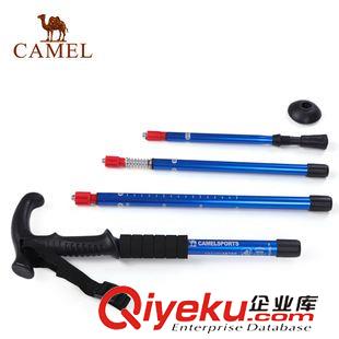 戶外裝備 CAMEL駱駝戶外登山杖 徒步T型4節(jié)伸縮超輕登山拐杖 2SA7D42原始圖片2