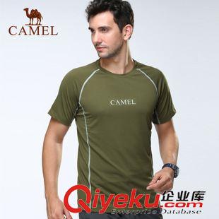 T恤/衛(wèi)衣 CAMEL駱駝戶外速干衣 透氣速干T恤 女款短袖t恤 2S01616
