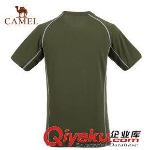 T恤/衛(wèi)衣 CAMEL駱駝戶外速干T恤 短袖速干衣 透氣排汗速干t恤 2S101012原始圖片2