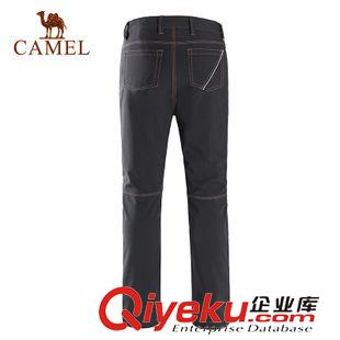 软壳衣 【新品】CAMEL骆驼户外冲锋裤男秋冬耐磨保暖抓绒软壳裤A5W2Y3110