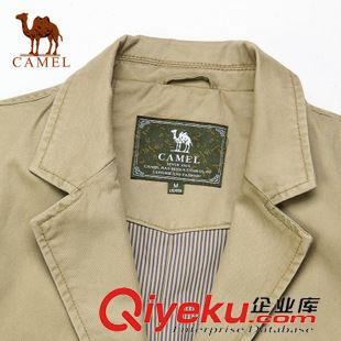 休閑服、夾克、休閑西裝 駱駝男裝 春季新款休閑修身西服單西薄款外套長袖西裝男3S15301原始圖片2