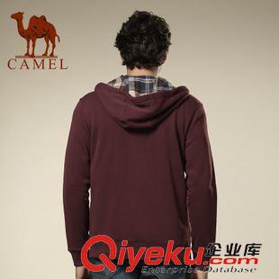 衛(wèi)衣、絨衫 camel駱駝男裝 zp秋裝休閑連帽衛(wèi)衣 男開衫 水洗男外套101117原始圖片2