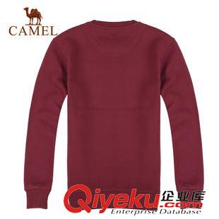 衛衣、絨衫 CAMEL駱駝戶外男士衛衣 休閑衣圓領加厚抓絨保暖長袖衣2F28002