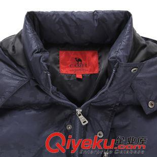 男式羽絨服 駱駝男裝 新款保暖羽絨服 男士可脫卸帽加厚羽絨服 男外套076005原始圖片3