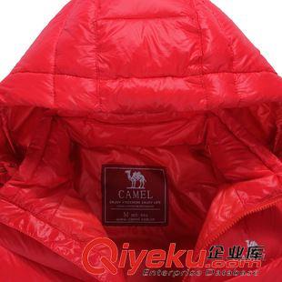 男式羽絨服 CAMEL駱駝戶外羽絨服 男女款防風透氣保暖輕柔羽絨衣 2F01232原始圖片3
