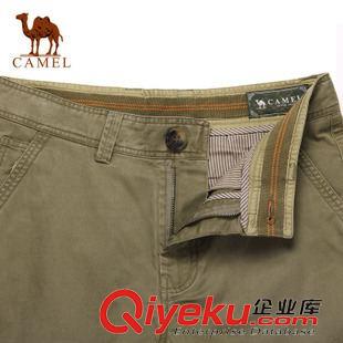 休閑褲 Camel駱駝男褲 2013新款舒適商務休閑男褲長褲純棉直筒褲3F15318原始圖片2