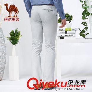 休閑褲 camel駱駝男裝 新品休閑褲 修身長褲 時(shí)尚休閑褲 男X5P261062