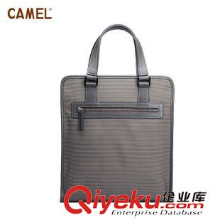 時尚休閑包 camel駱駝 尼龍+牛皮革 手提斜挎潮流包 男包 MB060042-02原始圖片2
