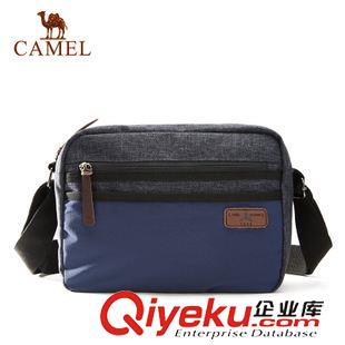 時尚休閑包 CAMEL駱駝戶外手提斜挎兩用包 男款戶外包正品織物包A5W3D2107