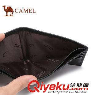 錢包/錢夾 Camel/駱駝zp短款錢包 商務(wù)休閑錢夾荔枝紋橫款皮夾MC139008-01