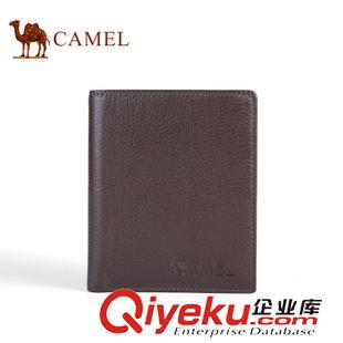 卡包/卡夾 駱駝箱包男士橫款牛皮休閑 短款荔枝紋gdzp錢夾 MC076334-01