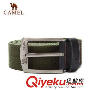 腰帶 CAMEL駱駝戶外腰帶 2015年新款金屬針扣式帆布便攜腰帶A5W3H2102原始圖片2