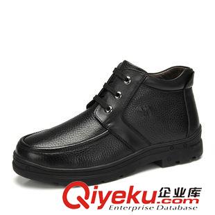 男鞋 駱駝牌zp男鞋日常休閑zp男鞋軟面皮鞋圓頭系帶鞋W32147005
