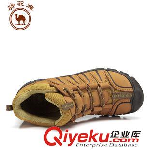 男鞋 駱駝牌zp女鞋 zp頭層牛皮戶外登山鞋 系帶鞋高幫鞋W31396012原始圖片3