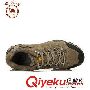 男鞋 駱駝牌秋冬新款低幫系帶防滑耐磨戶外徒步登山鞋W432332045原始圖片2