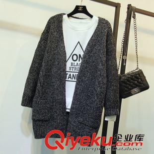毛衣 5147優(yōu)質(zhì)秋冬季新款歐美開衫外套女針織衫毛衣大衣原始圖片2