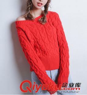 毛衣 92522015秋冬小清新學(xué)院風(fēng)套頭毛衣原始圖片2