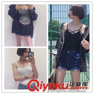 吊帶/背心/防走光 夏裝zp短款蕾絲抹胸 裹胸 后背蝴蝶打底吊帶 大碼背心韓版批發(fā)