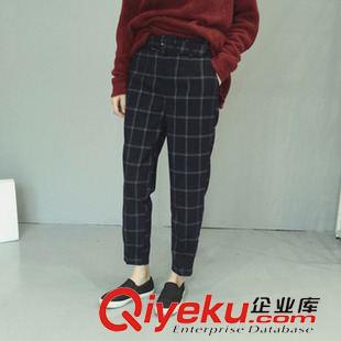 打底褲/休閑褲 實5276#2015秋季新款韓版學院風可拆卸兩穿背帶褲女長褲 哈倫褲