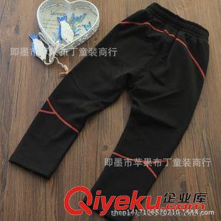 10月份上新 韓國外貿原單 男童parcoat大黃鴨加絨運動長褲 補丁款 雙色